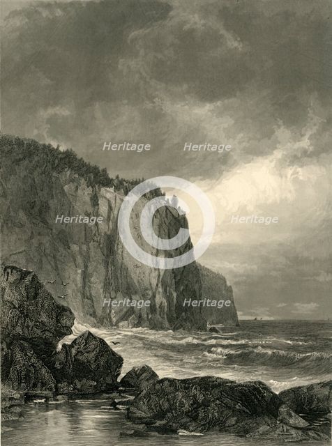'Lake Superior, (Entrance to Baptism Bay)', 1872.  Creator: Robert Hinshelwood.