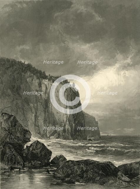 'Lake Superior, (Entrance to Baptism Bay)', 1872.  Creator: Robert Hinshelwood.