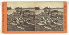 Lake Superior Scenery, North Shore, late 19th century. Creator: P.B. Gaylord