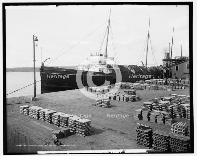 Lake Superior smelter and dock, Dollar Bay, Mich., c1906. Creator: Unknown.
