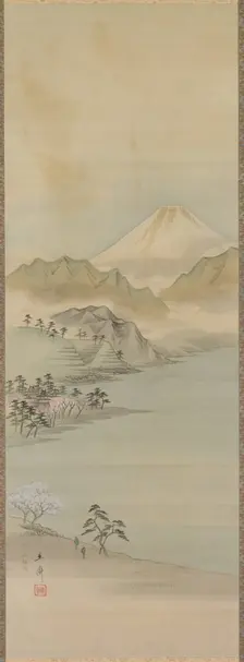 Lake Suwa, 19th century. Creator: Ando Hiroshige (Japanese, 1797-1858)