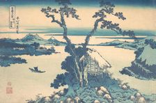 Lake Suwa in Shinano Province (Shinshu Suwako), from the series Thirty-six Views of..., ca. 1830-32. Creator: Hokusai