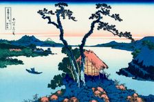 Lake Suwa in the Shinano province 1830-1833. Creator: Hokusai, Katsushika (1760-1849)