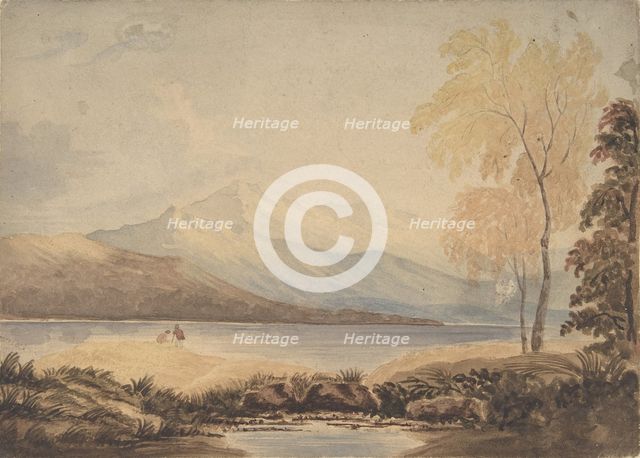 Lakeland Landscape, early 19th century. Creator: Formerly attributed to Copley Fielding.