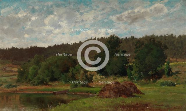 Lakeside Landscape, 1877. Creator: Hjalmar Munsterhjelm.