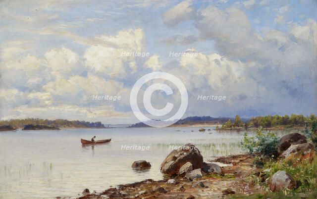 Lakeside Landscape from Tavastia. Creator: Hjalmar Munsterhjelm.