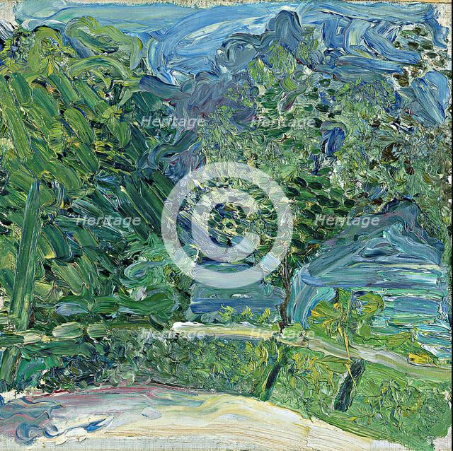 Lakeside Road near Gmunden, 1907. Artist: Gerstl, Richard (1883-1908)