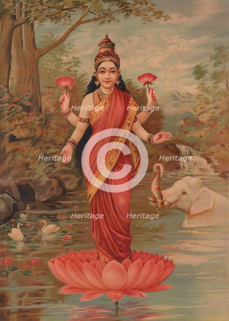Lakshmi, 1894. Creator: Unknown.