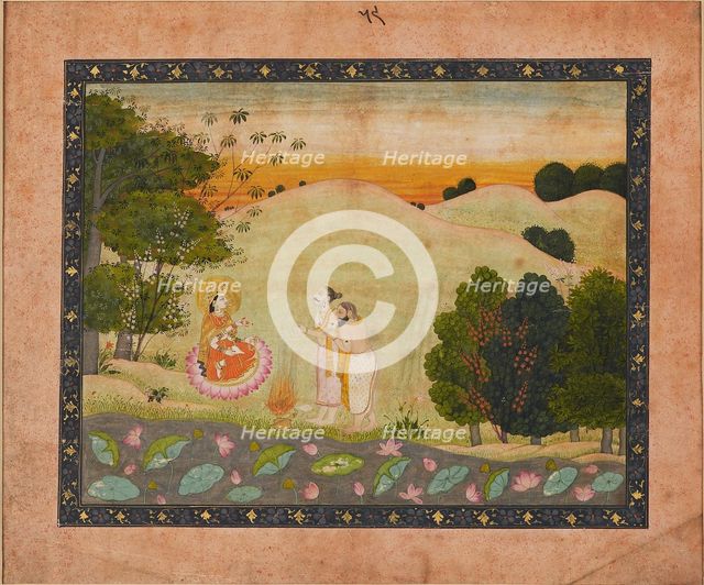 Lakshmi, late 19th - early 20th century. Artist: Unknown.