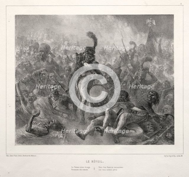 LAlbum de 1832: Reveil, 1832. Creator: Auguste Raffet (French, 1804-1860).