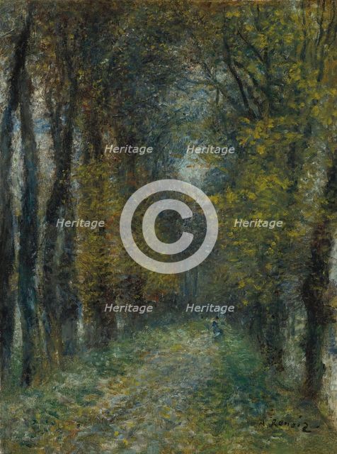 L'allée couverte, 1872. Artist: Renoir, Pierre Auguste (1841-1919)