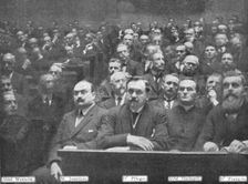 L'Alsace et la Lorraine retrouvees; les deputes d'Alsace et de Lorraine siegeant pour...1919. Creator: Unknown