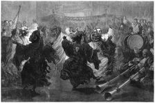 Lama dance at Jummoo, performed before the Prince of Wales 1876