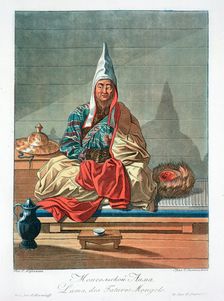 Lama of the Mongolian Tartars 19th century. Creator: Jegor Scotnikoff