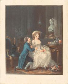 L'Amant ecouté. Creator: Louis Marin Bonnet