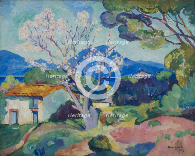 L'Amandier en fleurs, 1907. Creator: Manguin, Henri Charles (1874-1949).