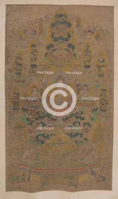 Lamaist Mandala, 17th century. Creator: Unknown.
