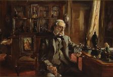 L'amateur chez lui (The Collector at Home), late 19th century. Artist: Charles Alexander