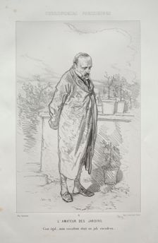 LAmateur des Jardins. Creator: Paul Gavarni (French, 1804-1866)