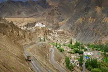 Lamayuru monastery, Ladakh, India, 2023. Creator: Peter Thompson