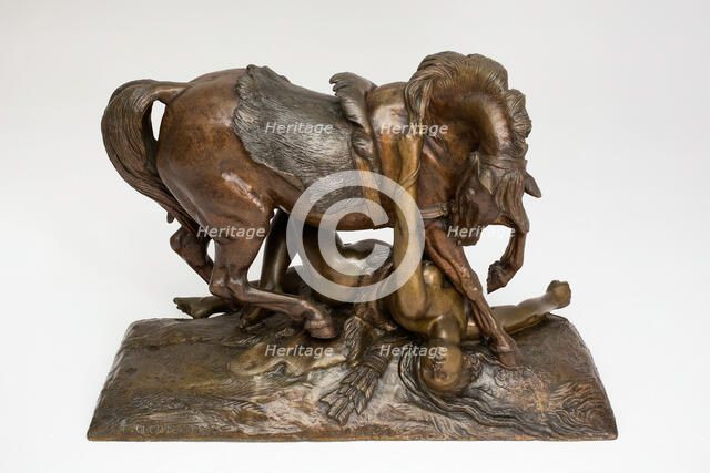 L'Amazone blessée, 1839. Creator: Jean-François-Théodore Gechter.