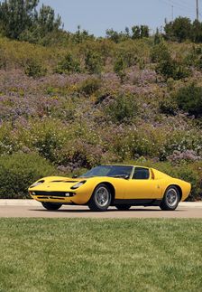 Lamborghini Miura p400s 1970 . Artist: Simon Clay