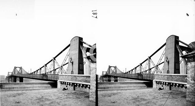 Lambeth Bridge, Lambeth, London, 1870-1900. Artist: York & Son