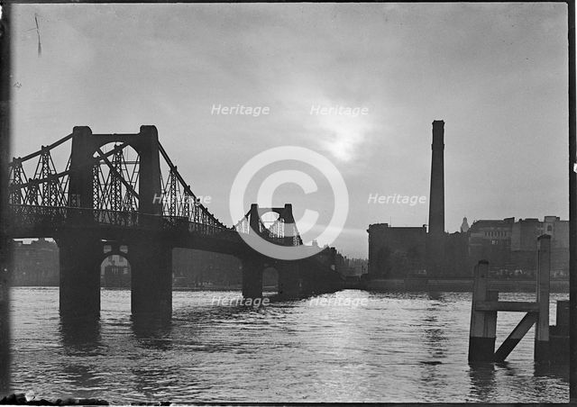 Lambeth Bridge, Westminster, Greater London Authority, 1920-1927. Creator: Charles William  Prickett.
