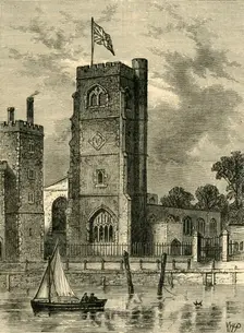 Lambeth Church (1825) (c1878). Creator: Unknown