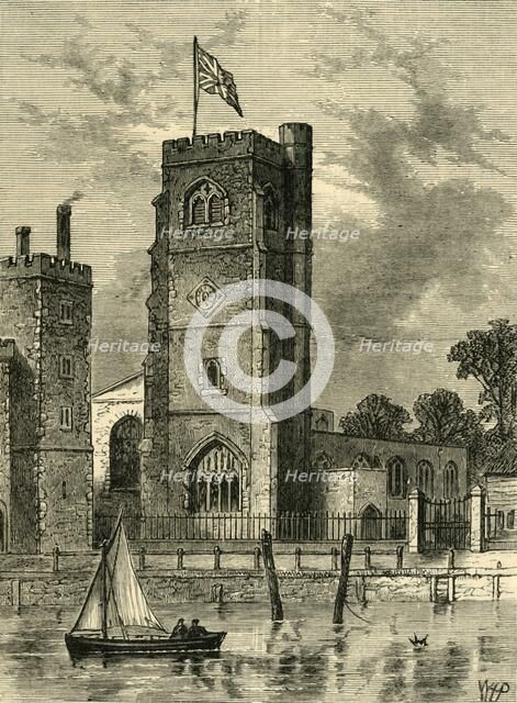 'Lambeth Church (1825)', (c1878). Creator: Unknown.