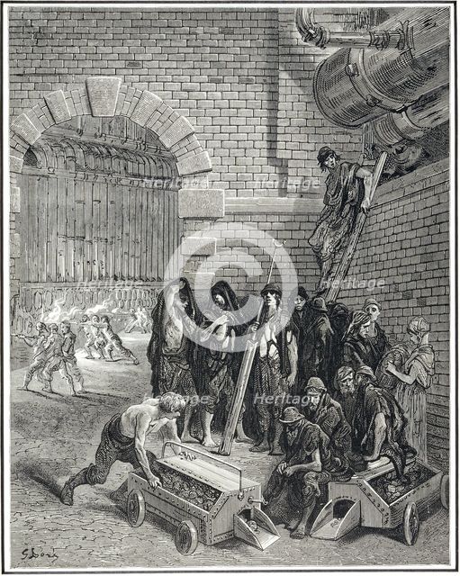 'Lambeth Gas Works', 1872. Artist: Gustave Doré