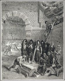Lambeth Gas Works 1872. Artist: Gustave Doré