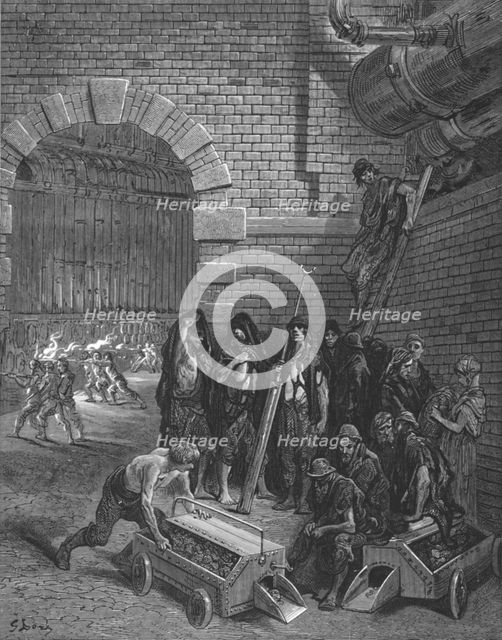 'Lambeth Gas Works', 1872.  Creator: Gustave Doré.
