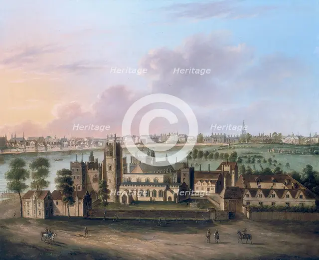 'Lambeth Palace', c1685. Creator: FW Smith.