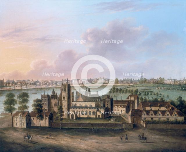 'Lambeth Palace', c1685. Creator: FW Smith.