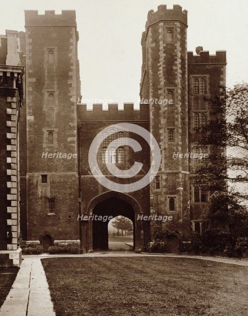 Lambeth Palace - Gate House, c1883. Creator: Henry Dixon & Son.