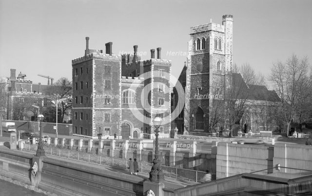 Lambeth Palace Gatehouse, Lambeth, London, c1945-1980. Artist: Eric de Maré