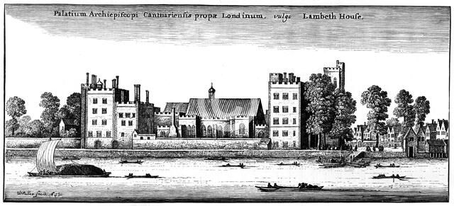 Lambeth Palace, London, 1647 (1893). Artist: Unknown