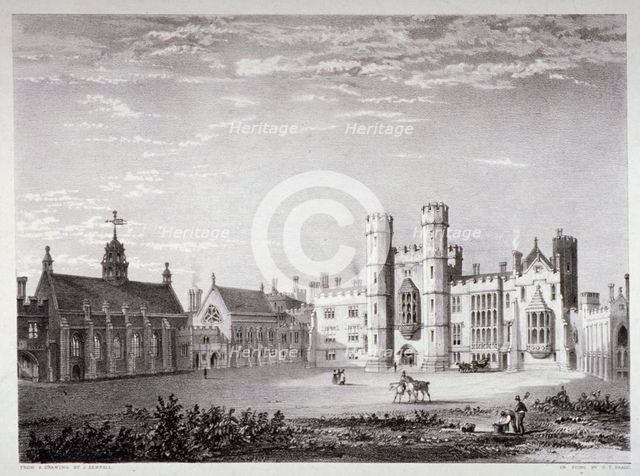 Lambeth Palace, London, c1830. Artist: GF Bragg
