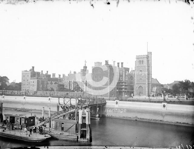 Lambeth Palace, Lambeth, Greater London, 1875. Artist: Henry Taunt