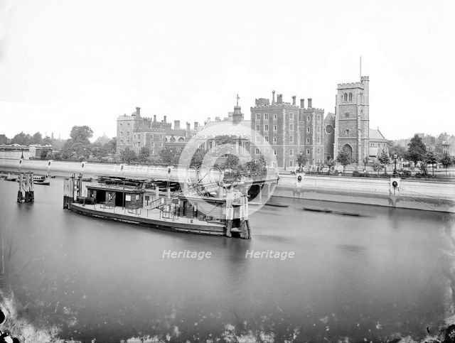 Lambeth Palace, Lambeth, London, c1870-1900. Artist: York & Son