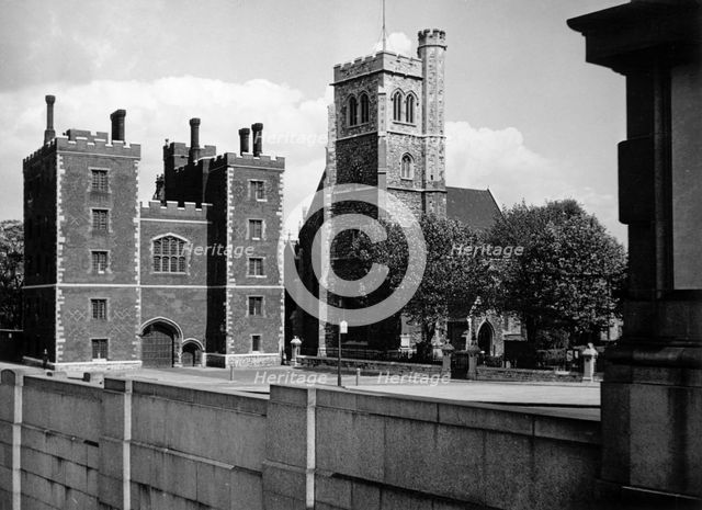 Lambeth Palace, Lambeth, London, c1945-1965. Artist: SW Rawlings