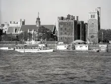 Lambeth Pier, London, c1955. Creator: Arthur Charles Kirby Ware