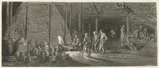 Lambeth Potteries, 1872. Creator: Adolphe François Pannemaker