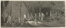 Lambeth Potteries, 1872. Creator: Adolphe François Pannemaker