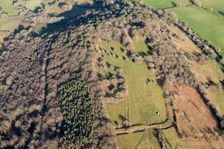 Lambert's Castle, an Iron Age hillfort with a bowl barrow, Dorset, 2019. Creator: Damian Grady