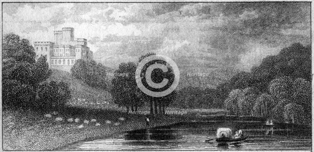 Lambton Castle, County Durham, 19th century. Artist: Unknown