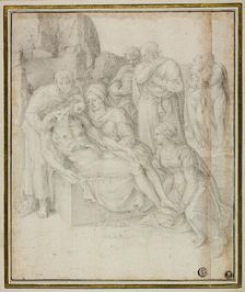 Lamentation, 1540/68. Creator: Giulio Clovio