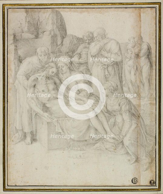 Lamentation, 1540/68. Creator: Giulio Clovio.
