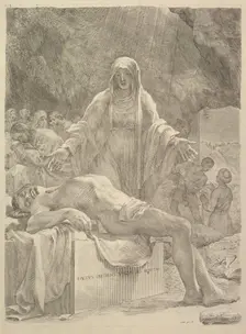 Lamentation, 1683. Creator: Claude Mellan